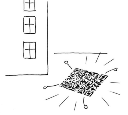 ...a QR code