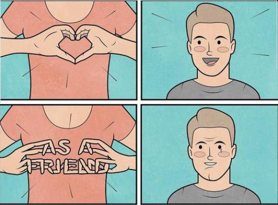 10. Ti amo... ma solo come un amico