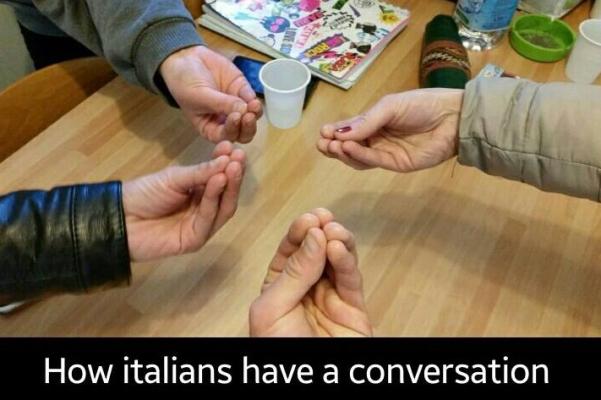 1. Una conversazione tra italiani