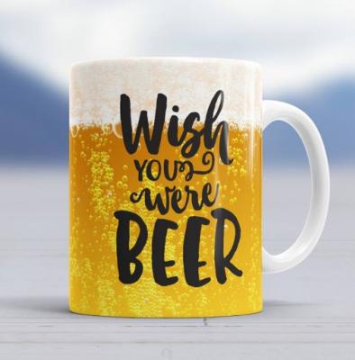 Tazza "wish you were beer"