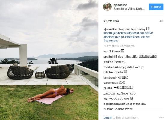 I suoi fan su Instagram, ben 1.2 milioni, la apprezzano soprattutto per le sue curve