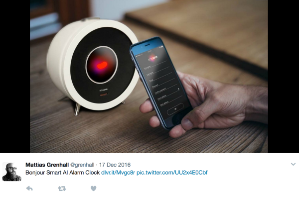 Bonjour Smart AI Alarm Clock