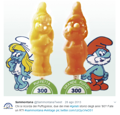 8. Ghiaccioli dei Puffi