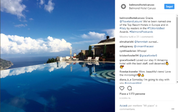 6. Belmond Hotel Caruso, Ravello (SA), Italia