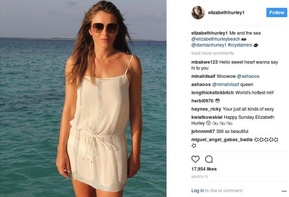 4. Elizabeth Hurley 