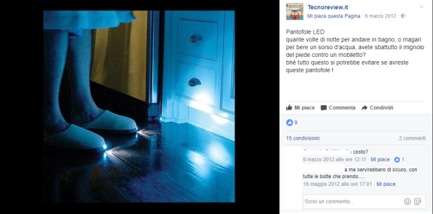6. Pantofole led 