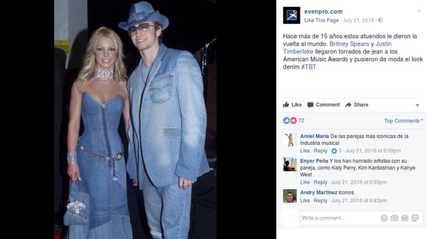10. Britney Spears e Justin Timberlake in denim