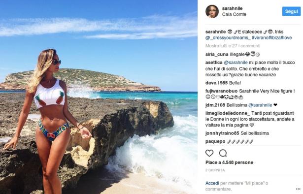 3. Sarah Nile a Ibiza 