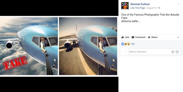 10. Il selfie del pilota di aereo 