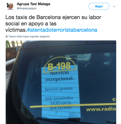 3. Taxi gratuiti