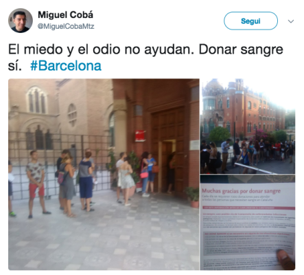 7. In fila per donare il sangue