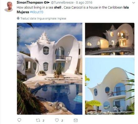 L'architettura della villa ne fa un luogo unico in cui trascorrere delle vacanze da sogno
