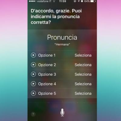 3. Insegnare a Siri come pronunciare le parole