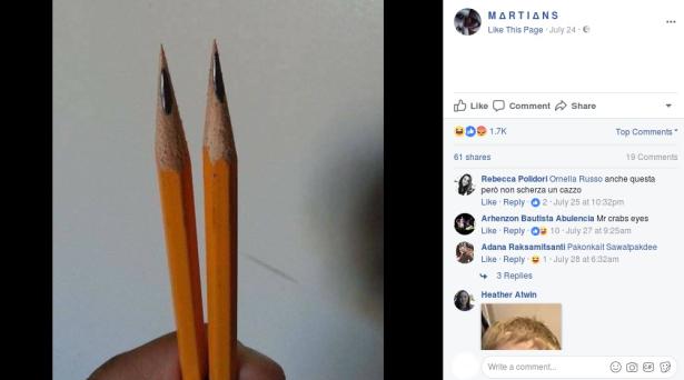 2. Matite appuntate? Non proprio