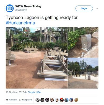La Laguna Typhoon pronta per il passaggio dell'uragano