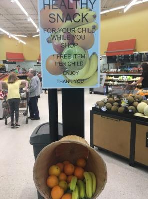 7. Frutta gratis per i bambini 