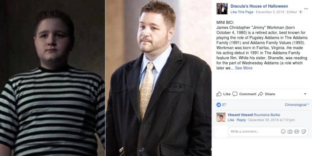 4. Jimmy Workman – Pugsley Addams 