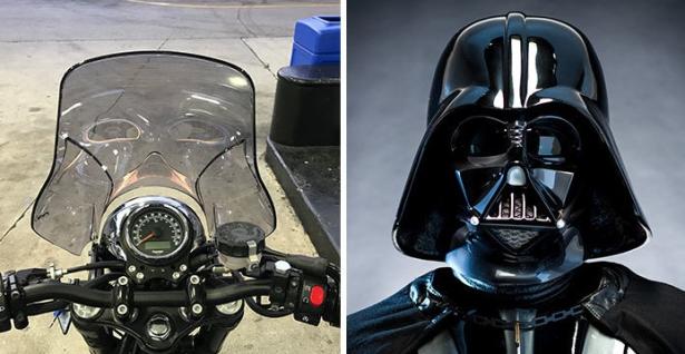 2. Un parabrezza / Darth Vader