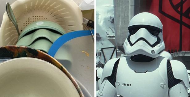 8. Dei piatti da lavare / Uno stormtrooper