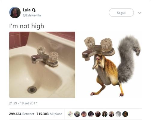 1. Un rubinetto/ lo scoiattolo Scrat