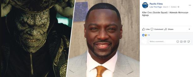 4. Adewale Akinnuoye-Agbaje - Killer Croc (Suicide Squad) 
