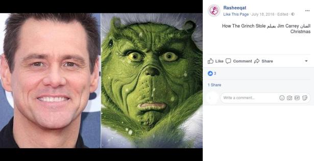 8. Jim Carrey – Grinch (Il Grinch) 