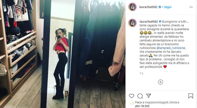 Laura Chiatti appare molto dimagrita su Instagram e ...