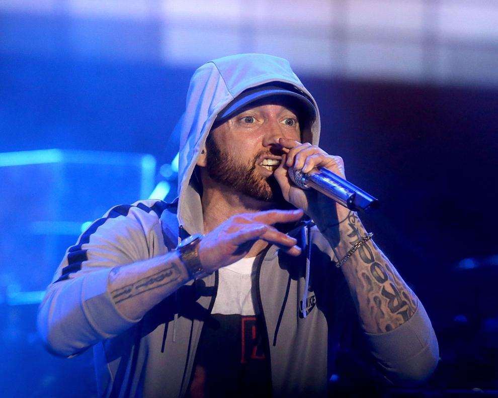 Eminem, è partito il tour europeo foto e scaletta del concerto al Bonnaroo Festival Foto 1 di