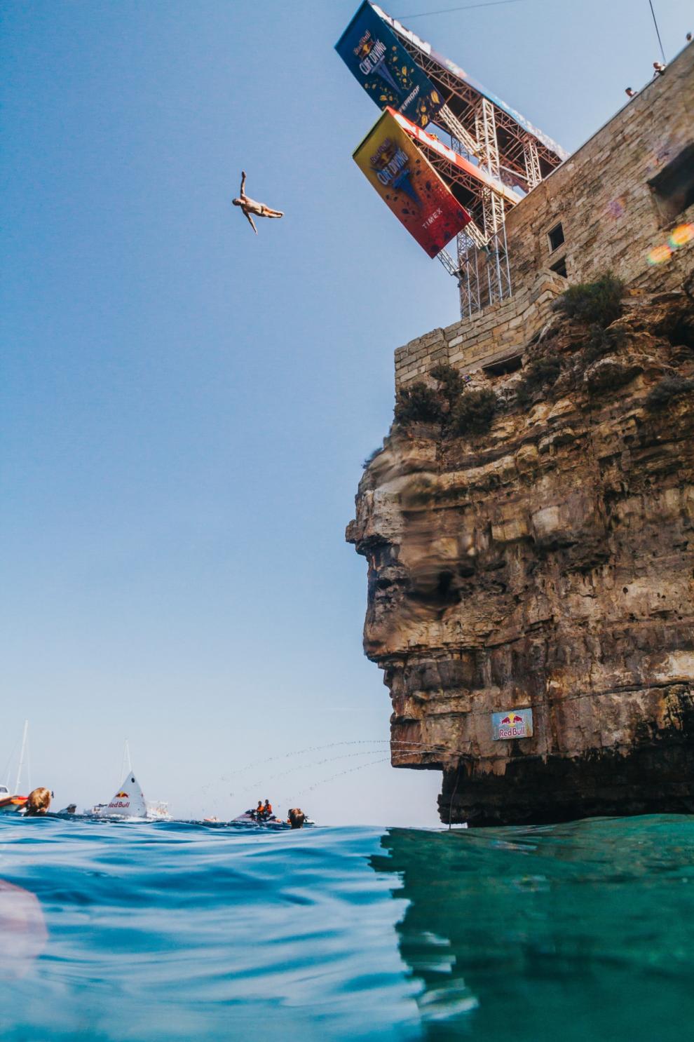 Red Bull Cliff Diving World Series il 2 giugno a Polignano Mare